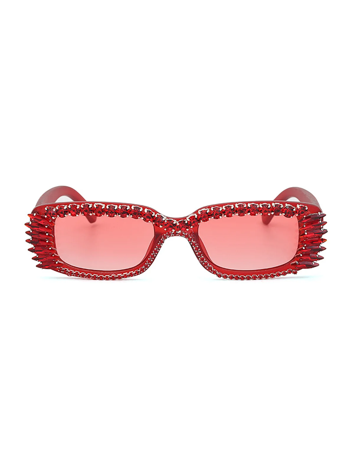 Fashionable Rhinestone Decor Sunglasses